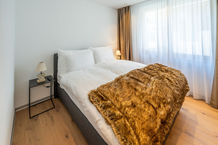 Bedroom 3, Luxury Residence Colosseo Zermatt, Visp