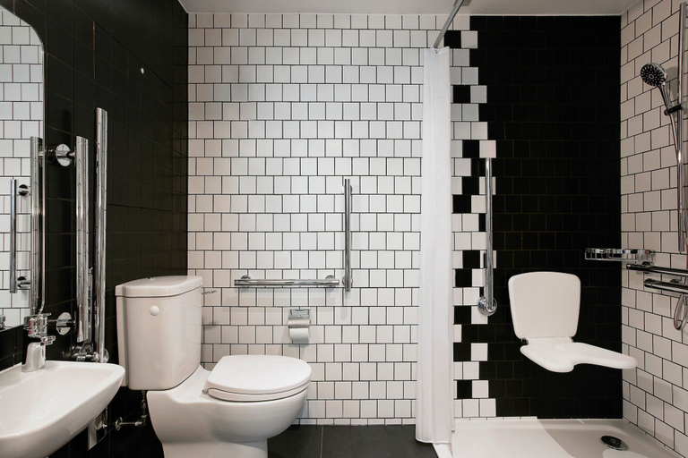 Bathroom 4, Moxy Manchester City Centre, Manchester