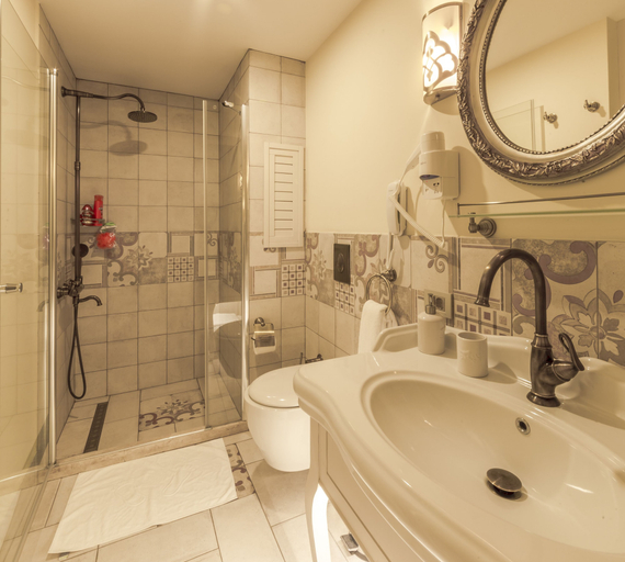 Bathroom 5, Kahveci Alibey Hotel, Marmaris