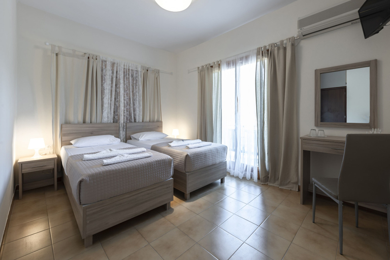 Bedroom 4, Maria Apartments, Peloponnese
