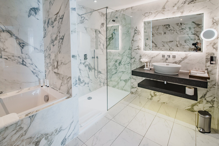 Bathroom 5, Clayton Hotel Cambridge, Cambridgeshire
