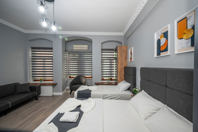 Bedroom 3, Taxim Trend Suites, Beyoğlu