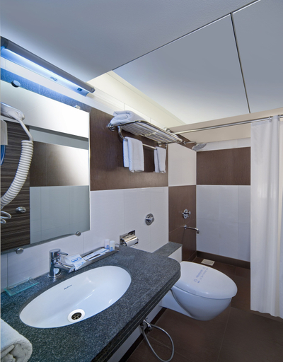 Bathroom 4, Kapila Business Hotel, Pune