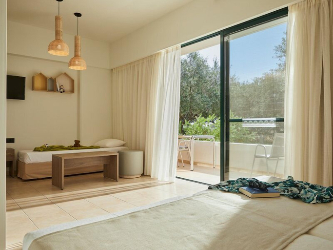 Bedroom 3, Alex Beach Hotel - Bungalows, South Aegean