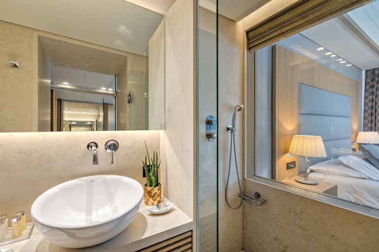 Bathroom 5, Rodos Park - Small Luxury Hotels of the World, South Aegean