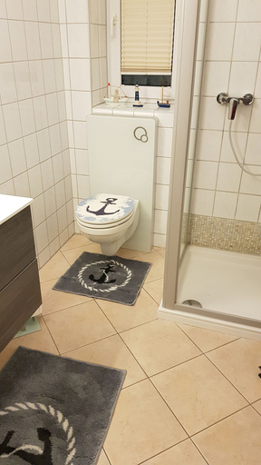 Bathroom, Küstenbude, Ostholstein