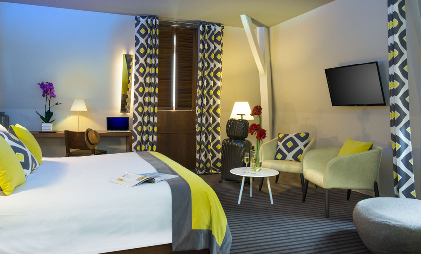 Bedroom 2, Hotel Beau Rivage, Alpes-Maritimes