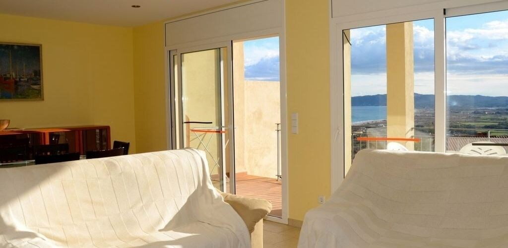Living area 4, Casa con piscina y bonitas vistas al mar, Girona