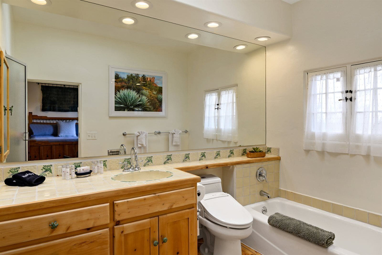 Bathroom 3, Casa Azul - Hilltop Gem, Authentic Santa Fe Style, Santa Fe