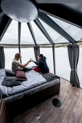 Bedroom, Overwater Hut Kuusamo, Northern Ostrobothnia