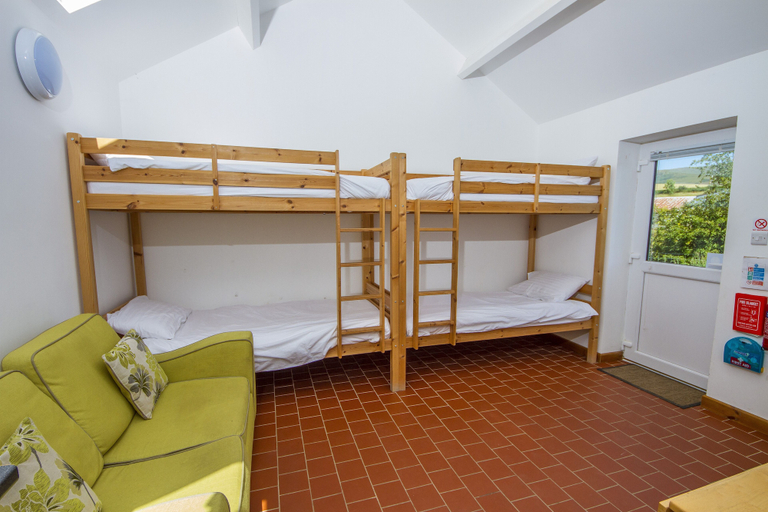 Bedroom, The Little Bunk House, Powys