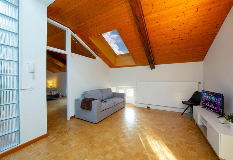 Living area, Mansarda Gargantini, Lugano
