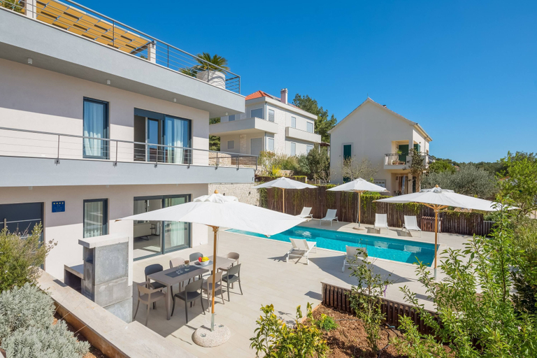 Exterior & Views 2, Luxury Villa Romeo with Heated Pool, Milna