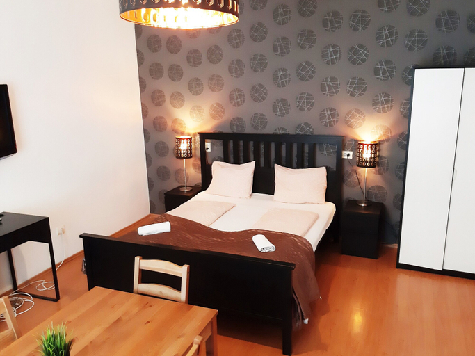 Bedroom 1, Mia Casa Apartment, Budapesti