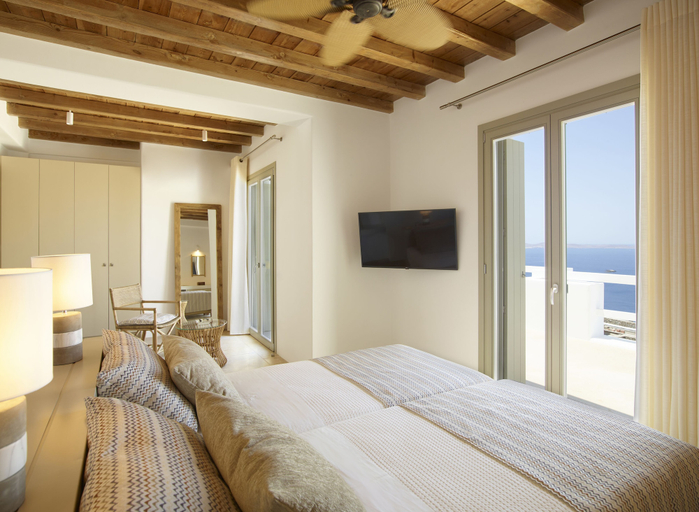 Bedroom 4, Absolute Paradise Villa Tourlos, South Aegean
