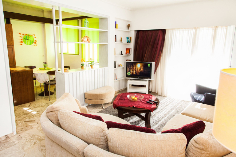 Living area 2, Calm Oasis Apartment in Marousi, Attica