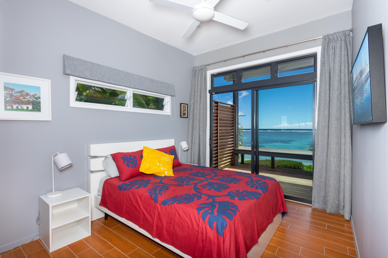 Bedroom 3, Panama Beachfront Apartments Rarotonga, Rorotonga