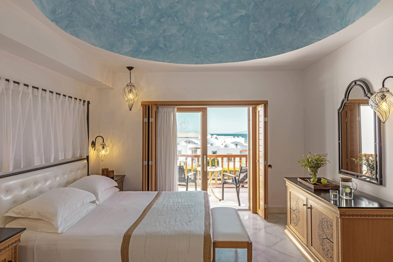 Bedroom 3, Mitsis Selection Blue Domes, South Aegean