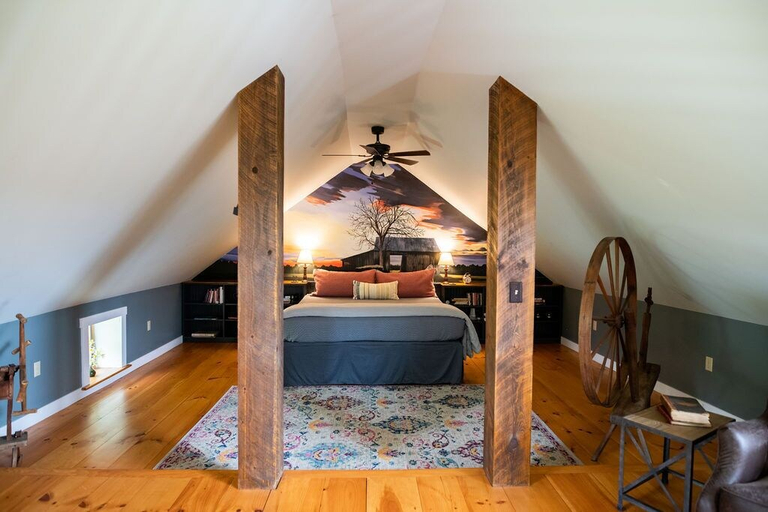 Bedroom 3, Craftsbury Farmhouse, Orleans