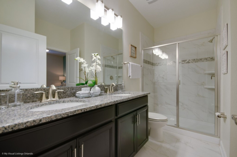 Bathroom 3, Ultimate 8 Bedroom Champions Gate, Osceola