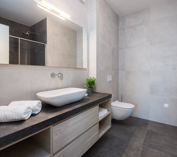 Bathroom 4, Luxury Villa Romeo with Heated Pool, Milna