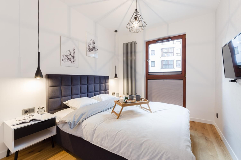 Bedroom 3, Motlava Gdansk Apartment, Gdańsk City