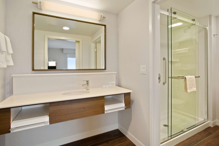Bathroom 4, Hampton Inn & Suites-Seattle Woodinville WA, King