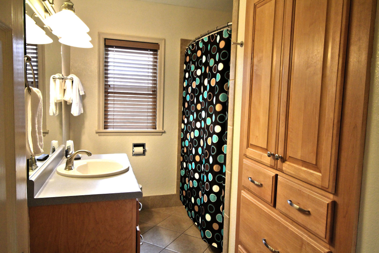 Bathroom 3, Peach Tree Inn & Suites, Gillespie