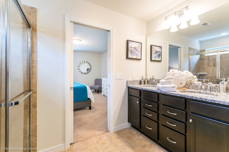 Bathroom 3, 5 Bed 5 Ba Villa with Game Room, Pool & Spa, Osceola