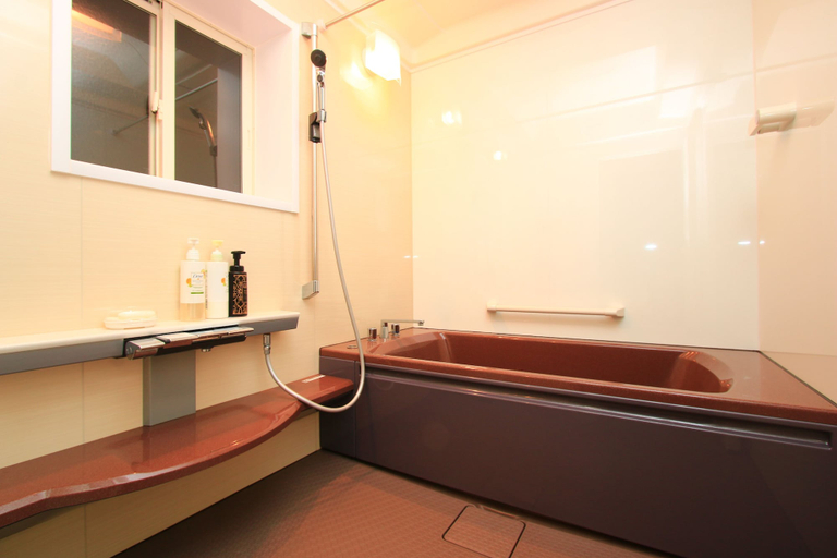 Bathroom, auberge nanami, Shinkamigotō