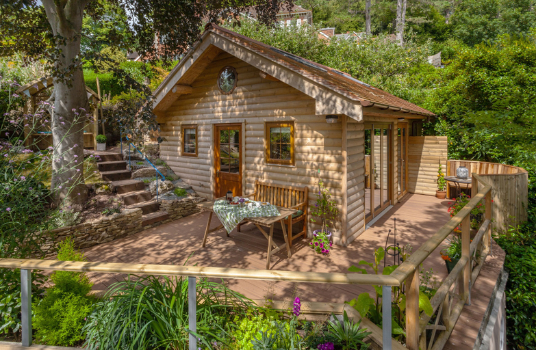 Exterior & Views 1, Porthole Log Cabin, Somerset