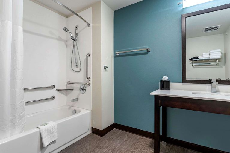 Bathroom 4, Sleep Inn Waukee-West Des Moines, Dallas