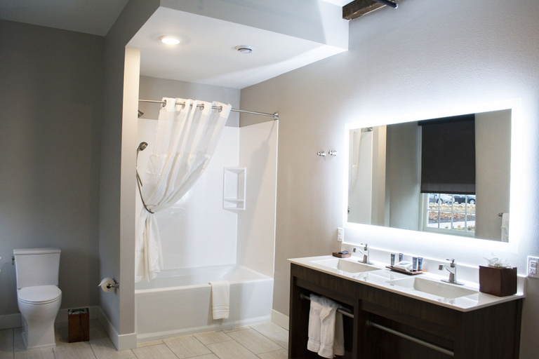 Bathroom 5, Hotel Millwright, Iowa