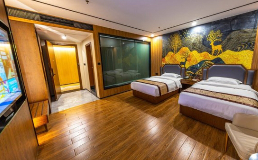 Bedroom 2, Jinlong Hotel Chaozhou, Chaozhou