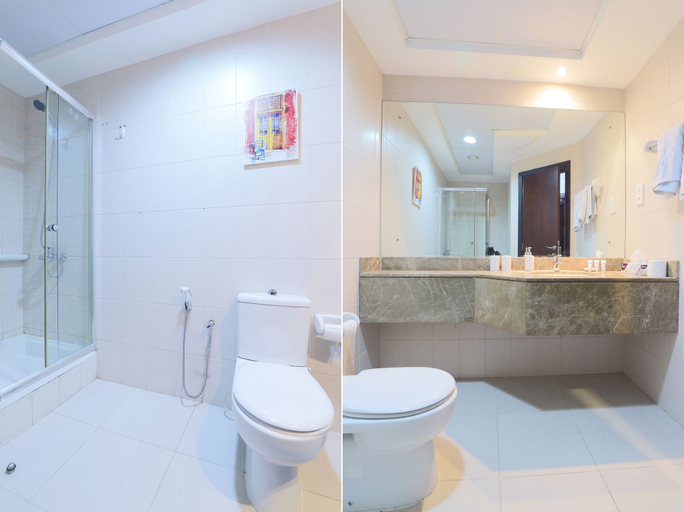 Bathroom, OYO Home 300 2BHK Al Waleed Paradise JLT, Dubai