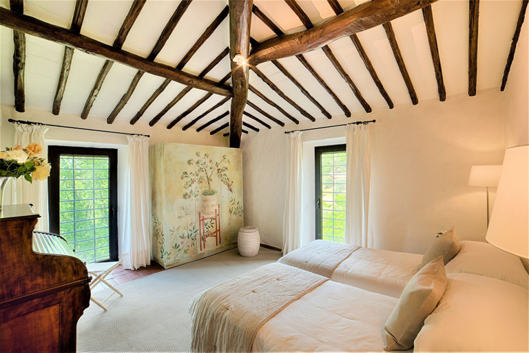 Bedroom 3, Villa in Castellina w. Pool, Garden & Winery, Siena