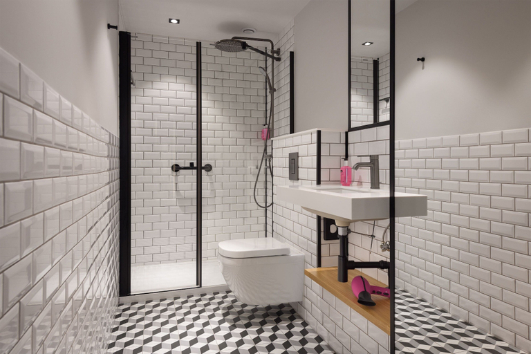 Bathroom 5, Moxy Lisbon City, Lisbon