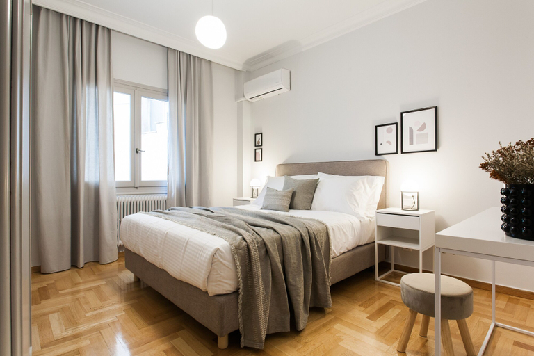 Bedroom 3, UPSTREET Deluxe & Stylish 2 BD Apartment, Attica