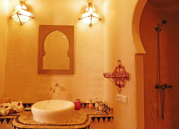 Bathroom 5, Riad La Rose d'Orient, Marrakech