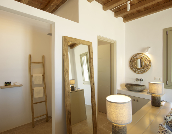 Bathroom 4, Absolute Paradise Villa Tourlos, South Aegean