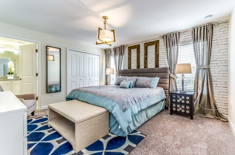 Bedroom 1, 4drm Gated Golf Course Resort, Polk