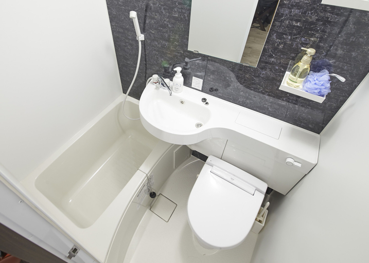 Bathroom 3, Ikidane Residential Hotel Sumida Kyojima, Sumida