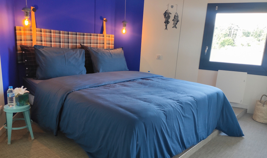 Bedroom 4, Péniche Carpe Diem La Rivière House, Loire-Atlantique