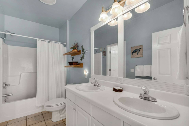 Bathroom 3, Tickled Turtle Beach House, Bay