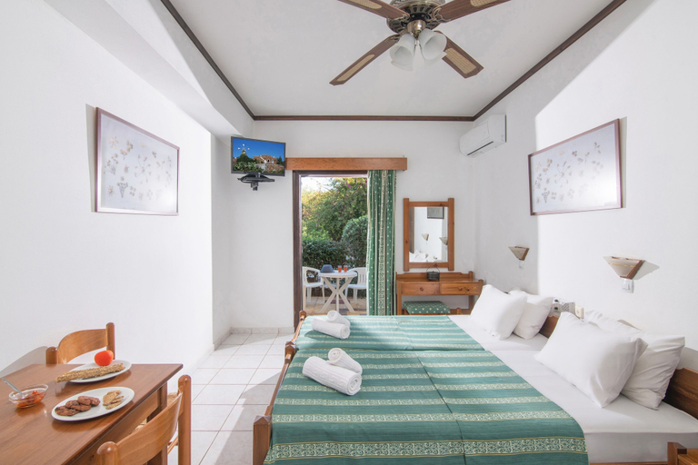 Bedroom 4, Iliostasi Beach Apartments, Crete