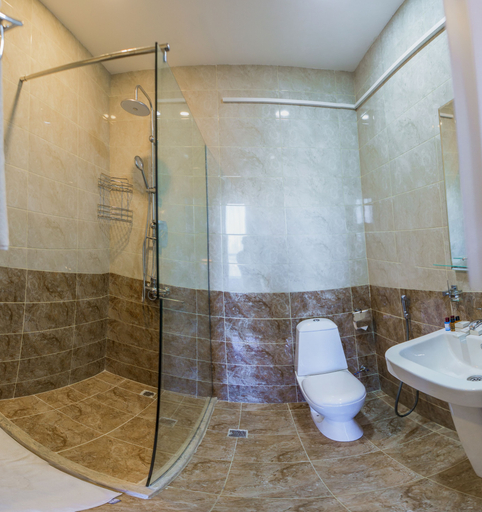Bathroom, Square Inn, Baku