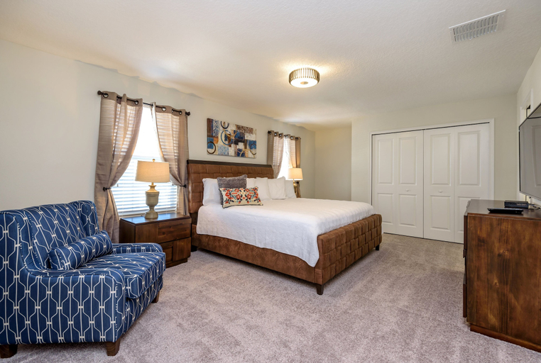 Bedroom 2, 6 Bdrm High End Champions Gate Villa, Osceola