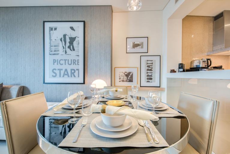 Food & Drinks, Maison Privee - Cool Dubai Apt next Burj Khalifa & Design District, Dubai