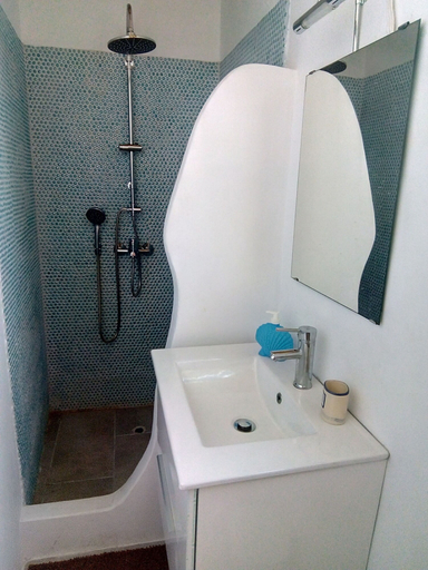 Bathroom, Mykonian 1BR Apartment - Ornos Beach, South Aegean