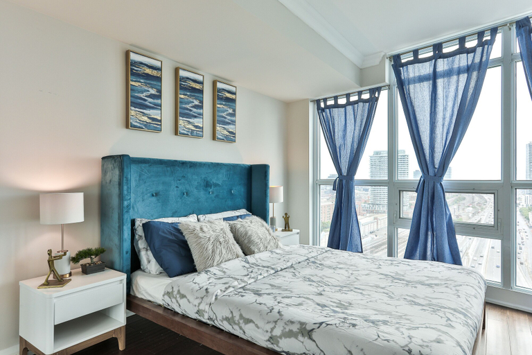 Bedroom 3, Lively Urban Condo in Old Toronto, Toronto